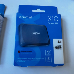 크루셜 x10 외장 SSD 4TB