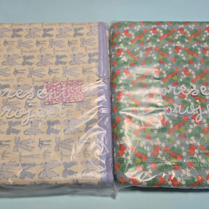 프레젠트프로젝트 블랭킷(리본블루, 딸기꽃)