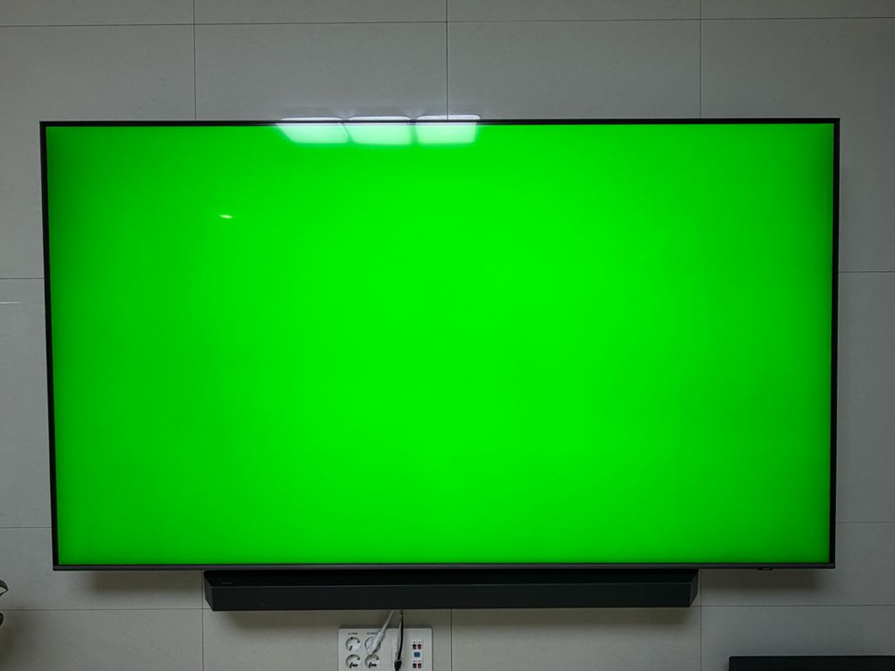 삼성 TV 75인치(사운드바 + 엠프)--1