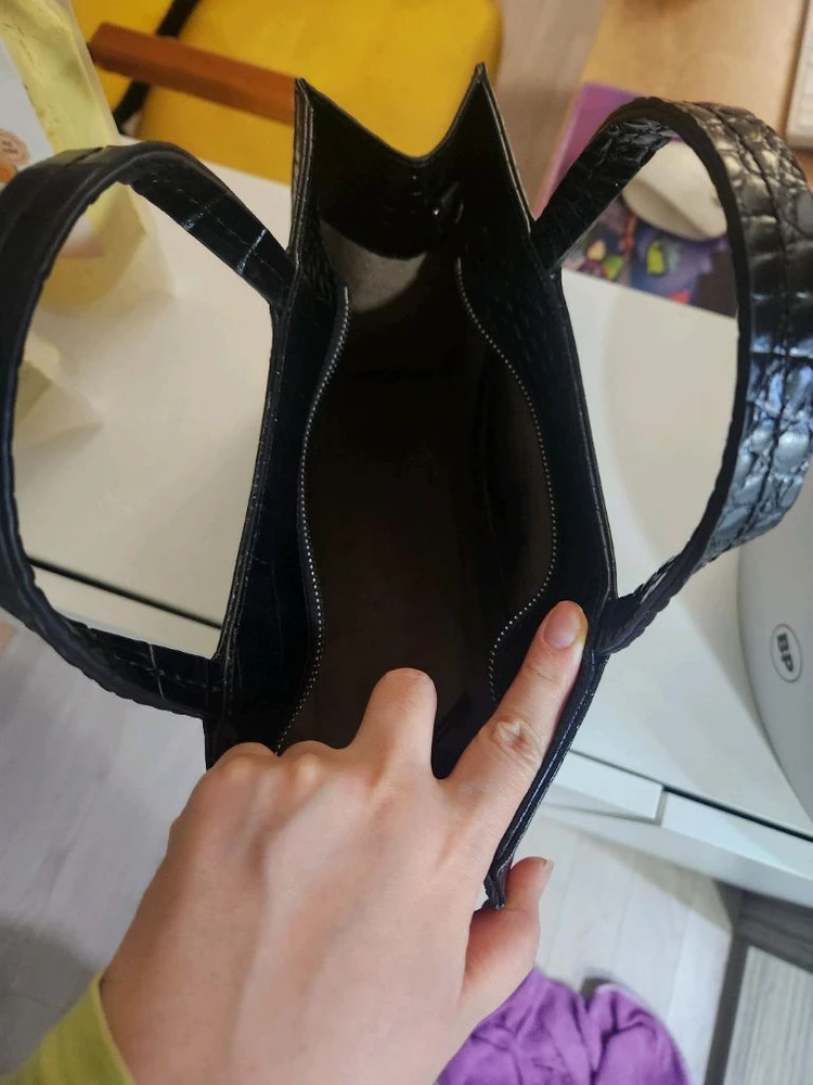UMUM 유엠뉴욕 크로커다일 패턴 토트백 이미지