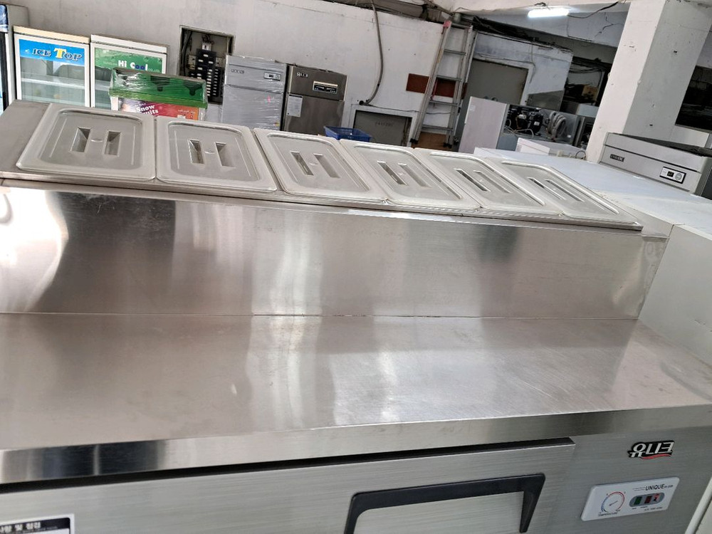 업소용 반찬 냉장고 겸 토핑 냉장고 1200--2