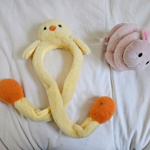 아동 토끼 인형 귀마개