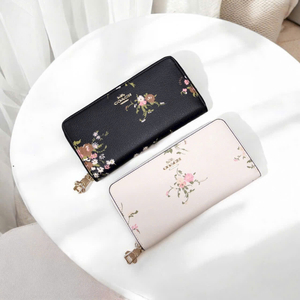 코치 아코디언 팔로우 지갑 플라워 2종 C8570[해외]새상품