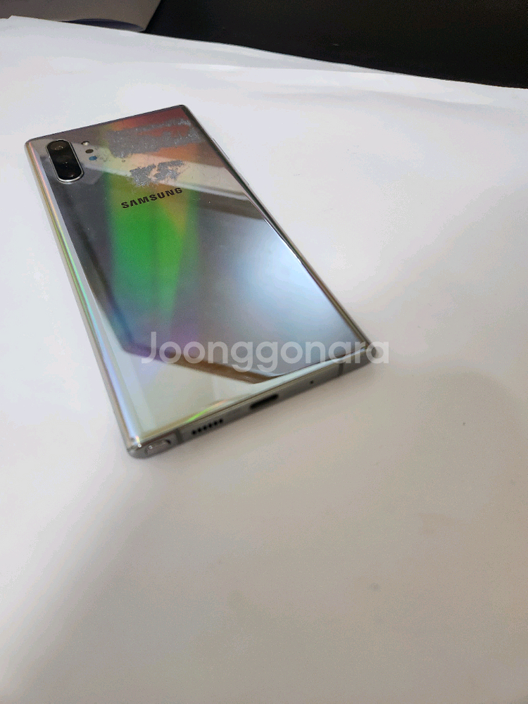 갤럭시노트10플러스 잔상없어요 256기가 듀얼유심사용가능--3