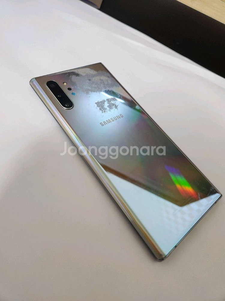 갤럭시노트10플러스 잔상없어요 256기가 듀얼유심사용가능--4