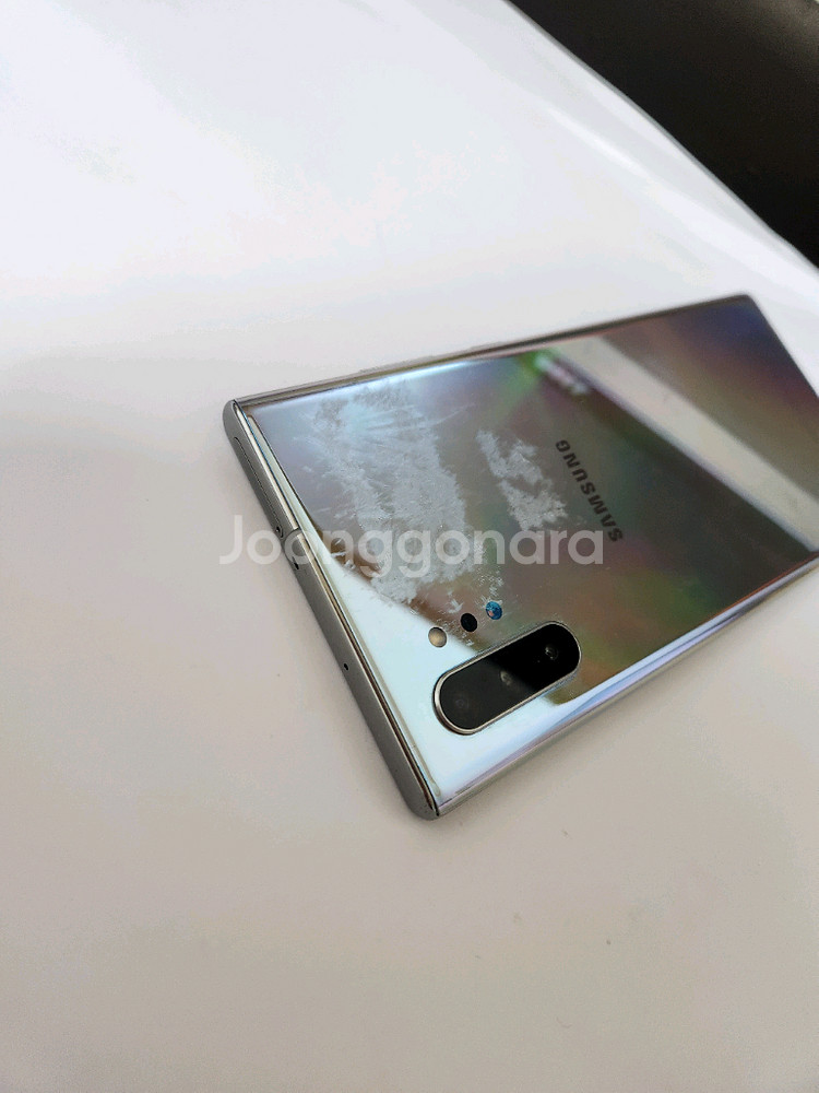 갤럭시노트10플러스 잔상없어요 256기가 듀얼유심사용가능--5