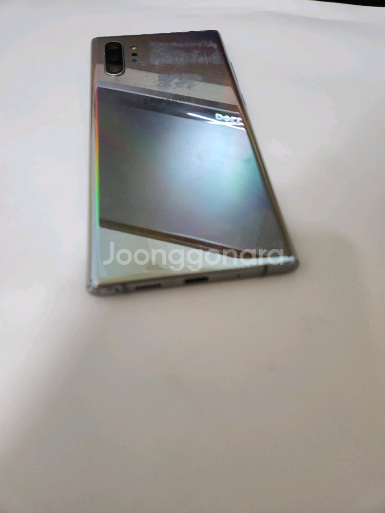 갤럭시노트10플러스 잔상없어요 256기가 듀얼유심사용가능--6