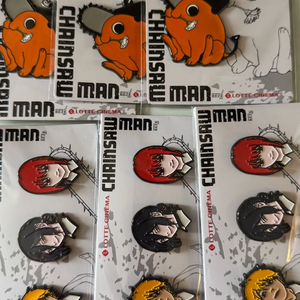 체인소맨 뱃지3종 & 포치타 키링