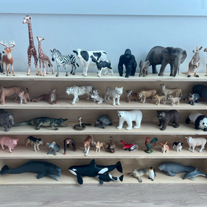 슐라이히 동물 피규어 세트 51종 + 정리대