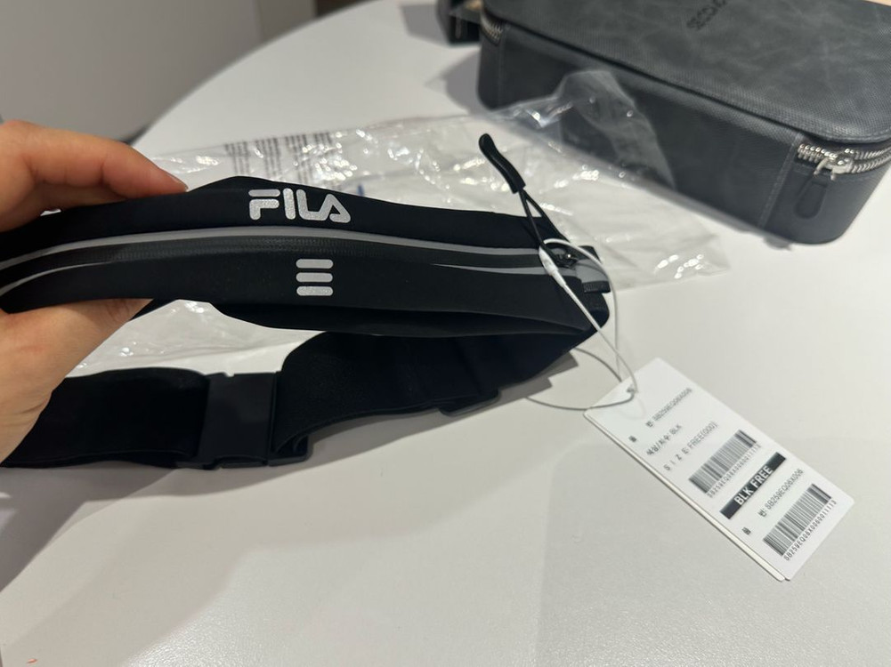 휠라 런닝 벨트 블랙 색상 새상품입니다--1