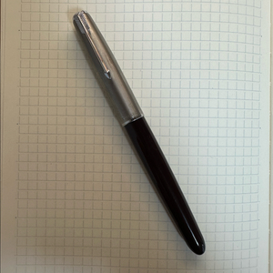 (미사용품) 미제 파카 51 다크 버건디 14k m닙 만년필