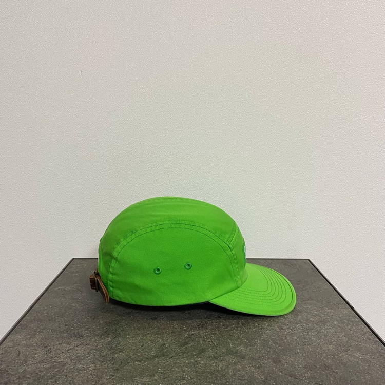 (OS) 슈프림 박스로고 캠프캡 모자 워시드 그린--2