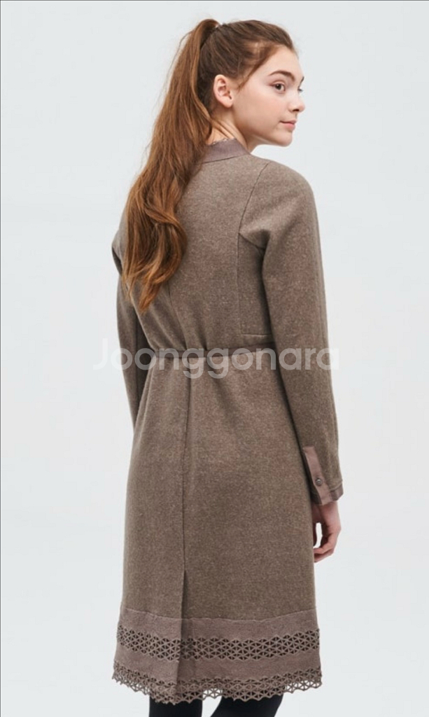 한섬 SJSJ 모직 원피스--1