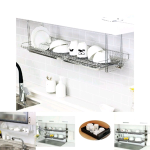 [새제품] 대건통상 광폭로얄 싱크선반 900-1단 스텐쟁반