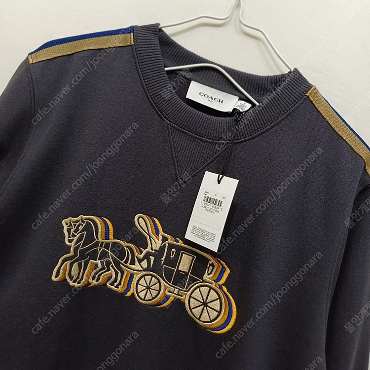 코치 기모 맨투맨 일자 원피스 여성 S ~ M 새제품 사랑봉봉--3