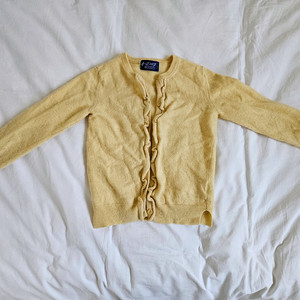 Euseg 아동 몽골 캐시미어 가디건 7/8세