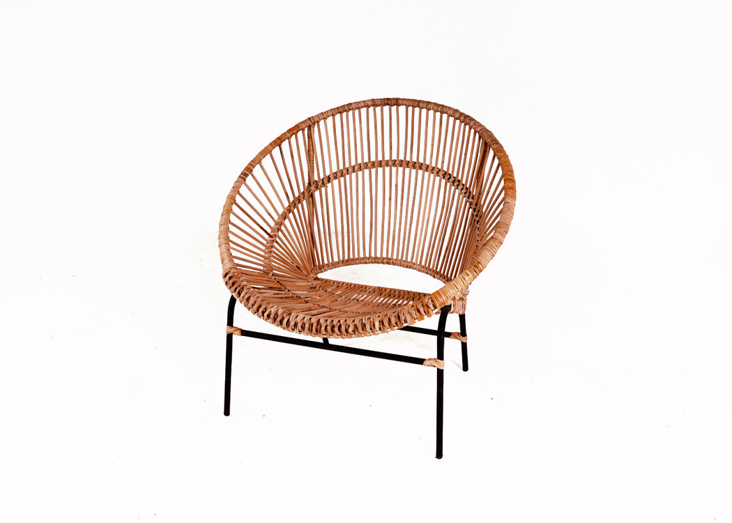 라탄 대형 의자 라탄체어 새제품 판매합니다. 이미지