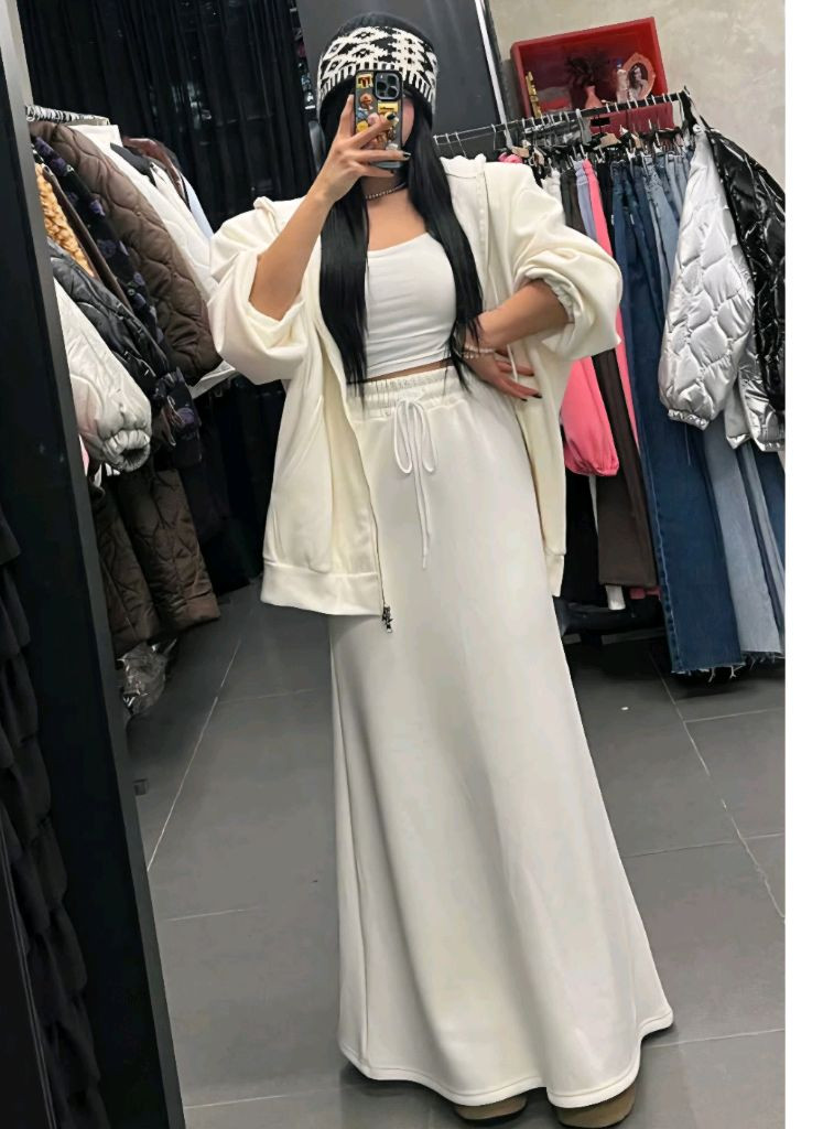 진바니 마마밍크 롱치마(새상품)--1