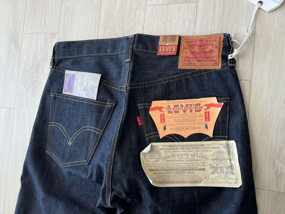 리바이스빈티지클로딩 LVC47501 리지드 USA 콘밀 32X32--4