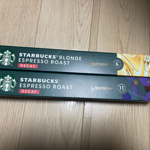 스타벅스네스프레소캡슐커피(디카페인)