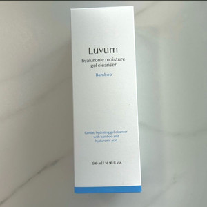 러븀 히알루론산 수분 젤 클렌저 500m 대용량