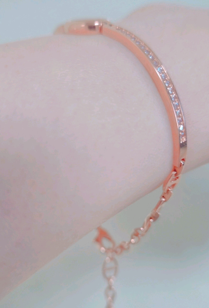 14k핑크골드팔찌--1