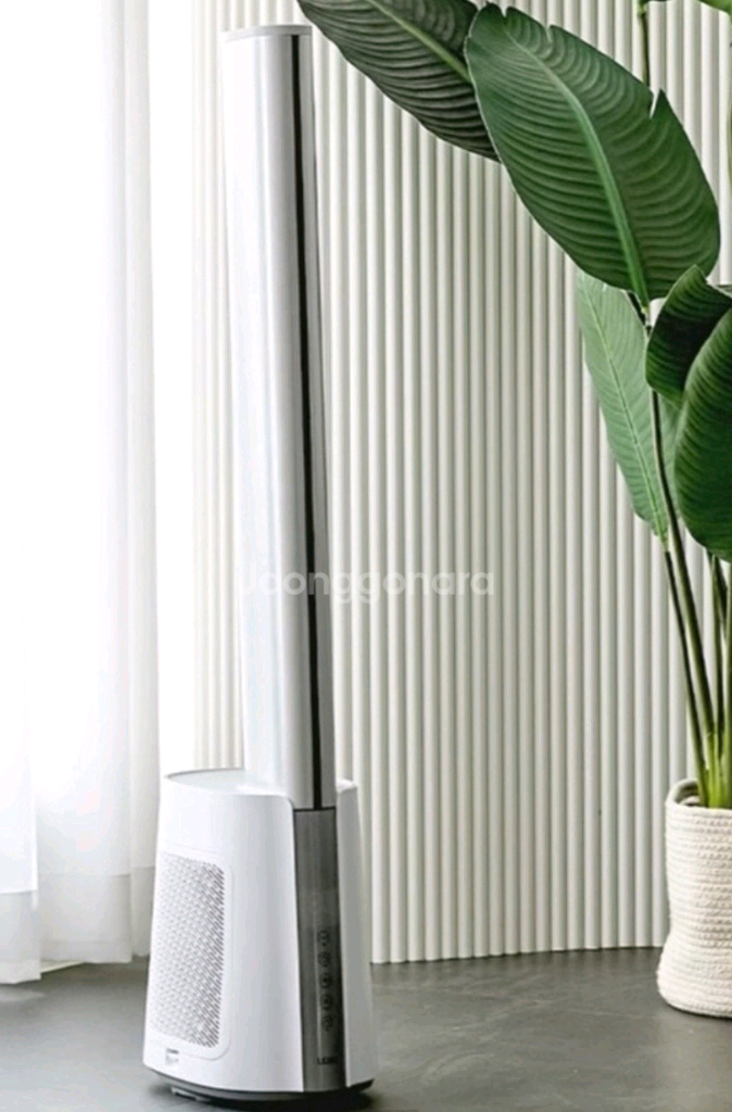 무소음 타워팬 BLDC 공기정화기겸 선풍기--1