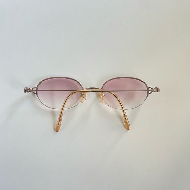 꾸레쥬 핑크 그라데이션 안경--1