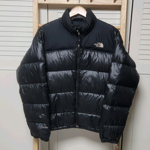 노스페이스 700 눕시 블랙 패딩 자켓