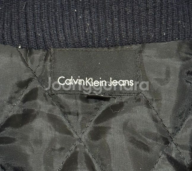 캘빈클라인 블랙 퀄팅 패딩 자켓 95/M--2