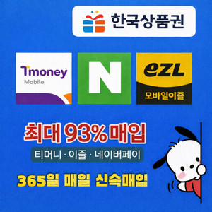 티머니(92%) / 이즐(92%) / 네이버페이(93%) 이미지