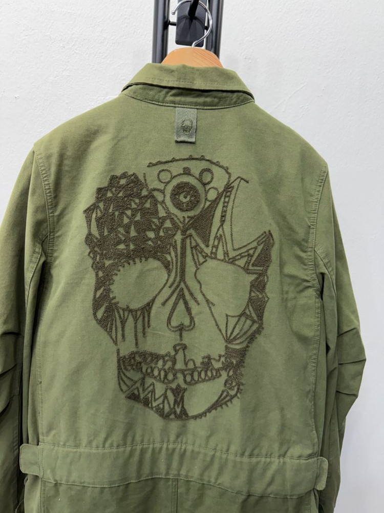 정품) 쟈딕앤볼테르 패딩 베스트 이중 카키 야상 자켓 XS--3