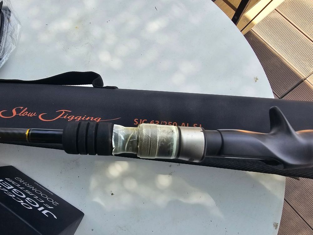 시마노 오세아지거 2000NRHG(내수)+ NS/아부 슬로우지깅B 66 HMF 아부 솔티스테이지 슬로우지깅 SJ--3