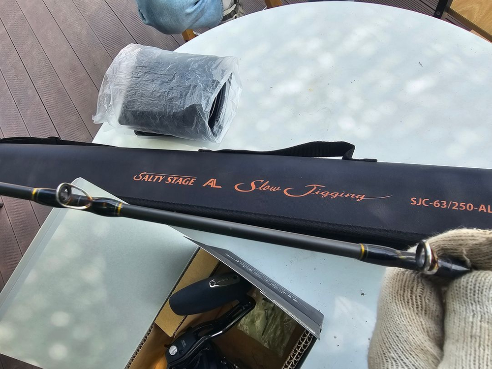 시마노 오세아지거 2000NRHG(내수)+ NS/아부 슬로우지깅B 66 HMF 아부 솔티스테이지 슬로우지깅 SJ--4