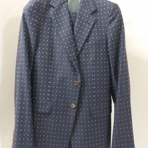 구찌 남성 네이비 패턴 수트 48 새상품급