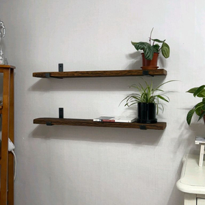 100년이상된 미국 산 올드오크 고재 벽선반 카페벽선반