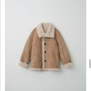 [택포함 새상품] 아카이브제이투유 소피무스탕 크림베이지