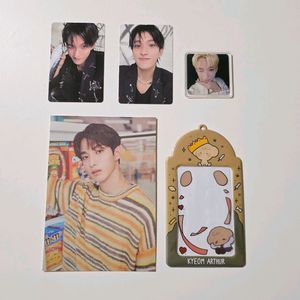 세븐틴 도겸 포카 마그넷 포카홀더 엽서 일괄판매 이미지