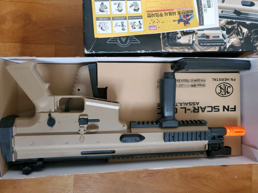 새상품 아카데미과학 FN SCAR-L CQC에어건--3