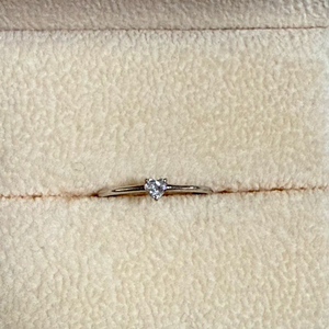 도나앤디 14K 1부 하트랩다이아 반지