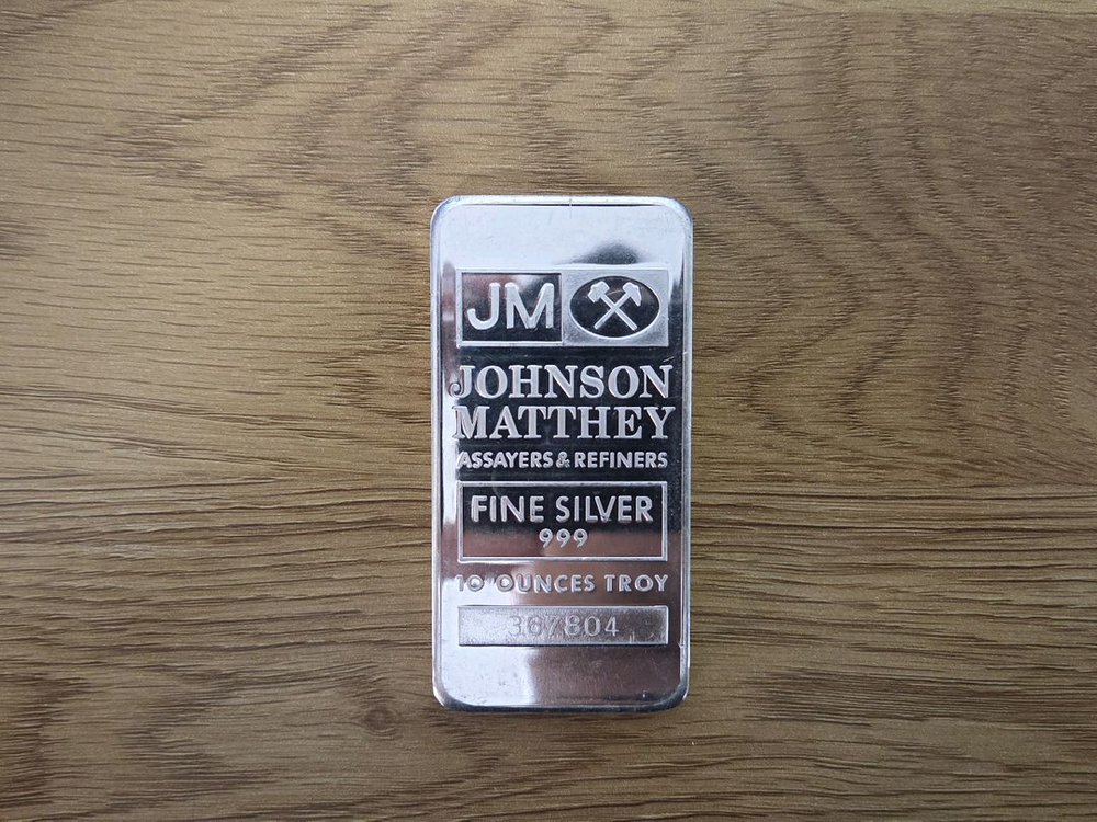 존슨매티 10온스 & 스캇데일 5온스 실버바--0