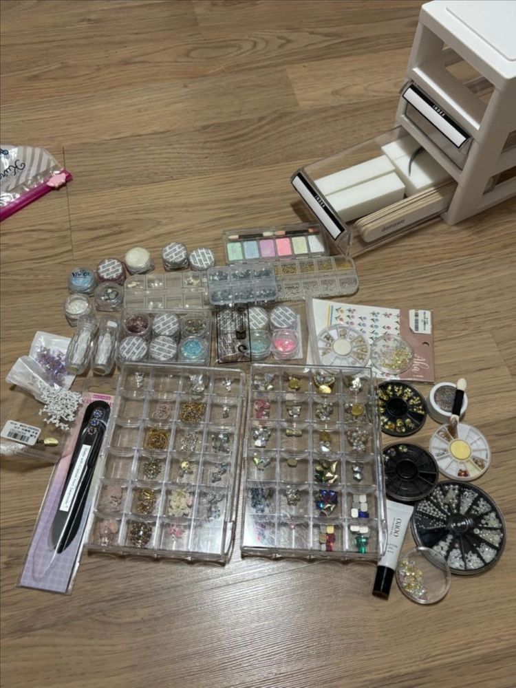 네일아트 재료 일괄 이미지