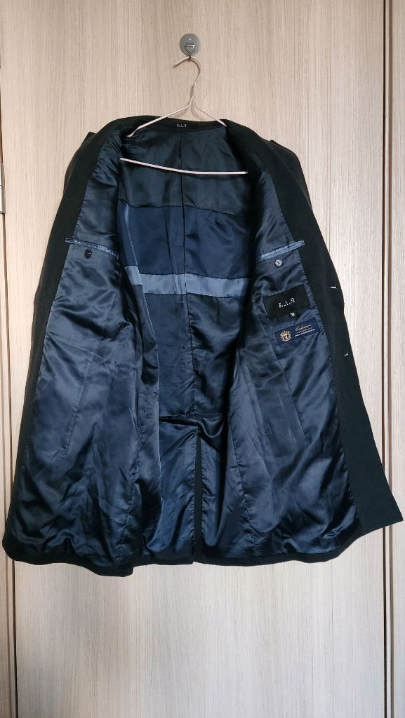 송지오 남자 정장모직코트 100--6