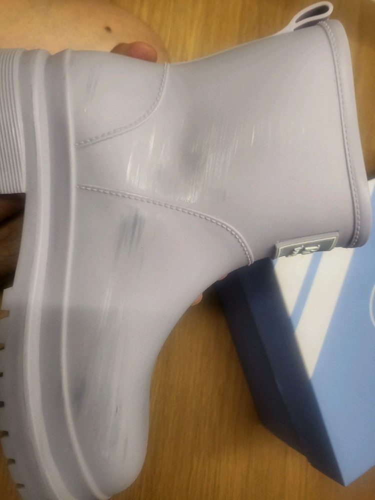 RECLOW (리끌로우) 레인부츠 판매 합니다 (사이즈 38, 퍼플 컬러) 이미지