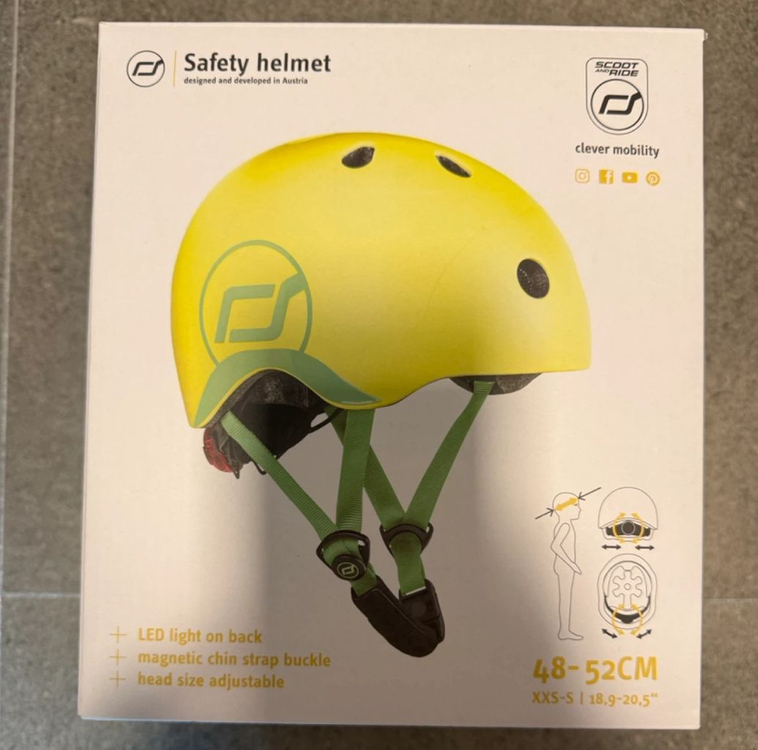 (풀박/새상품급) 스쿳앤라이드 하이웨이킥1 옐로우 킥보드 + 헬멧--3