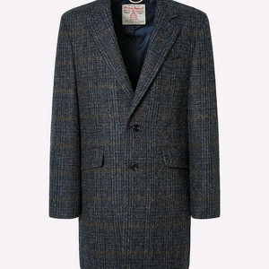 (새상품)빈폴 네이비 해리스트위드 싱글체스터 코트 105