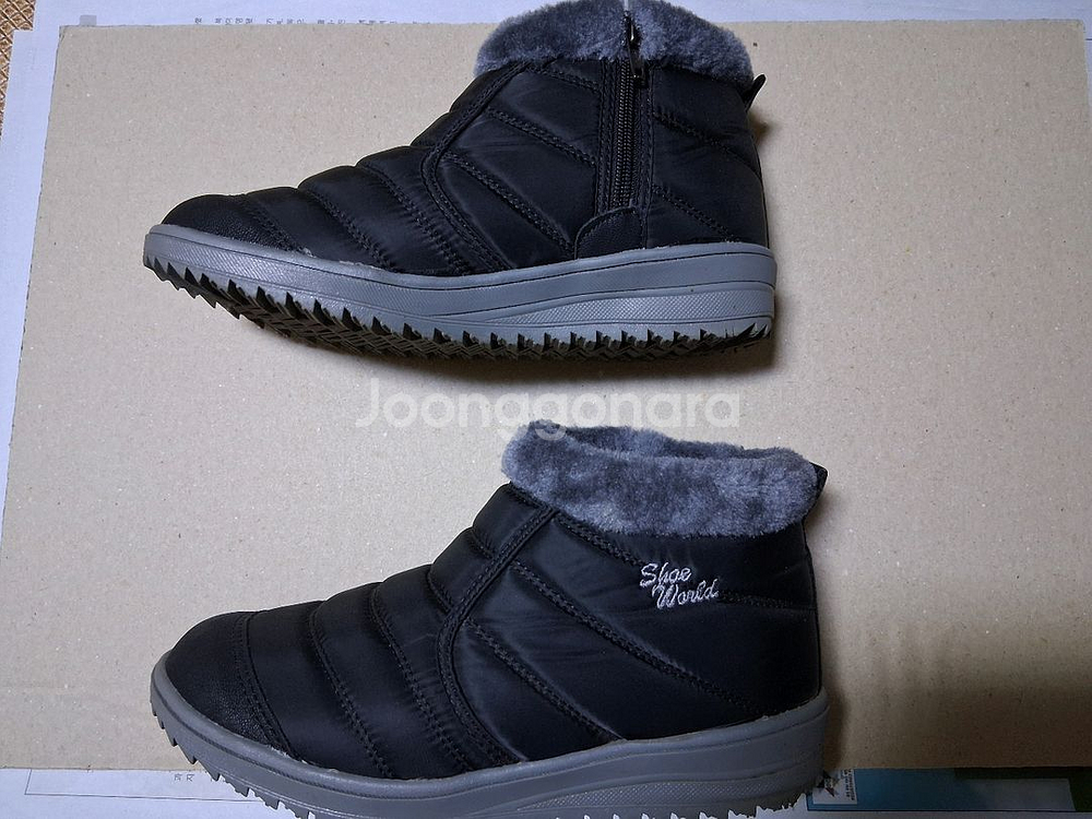 보세 털 부츠 패딩소재 부츠 겨울부츠 겨울 여성신발--1