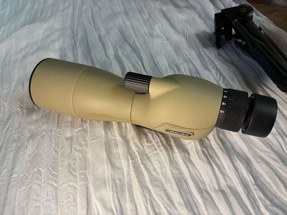 75배율 대형 망원경 카키베이지--1