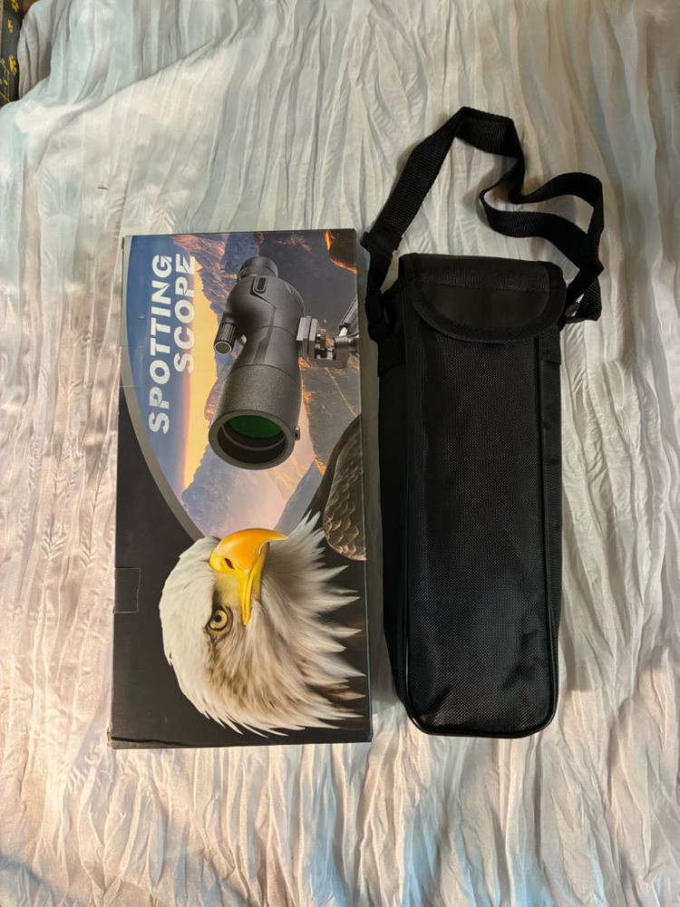 75배율 대형 망원경 카키베이지--6