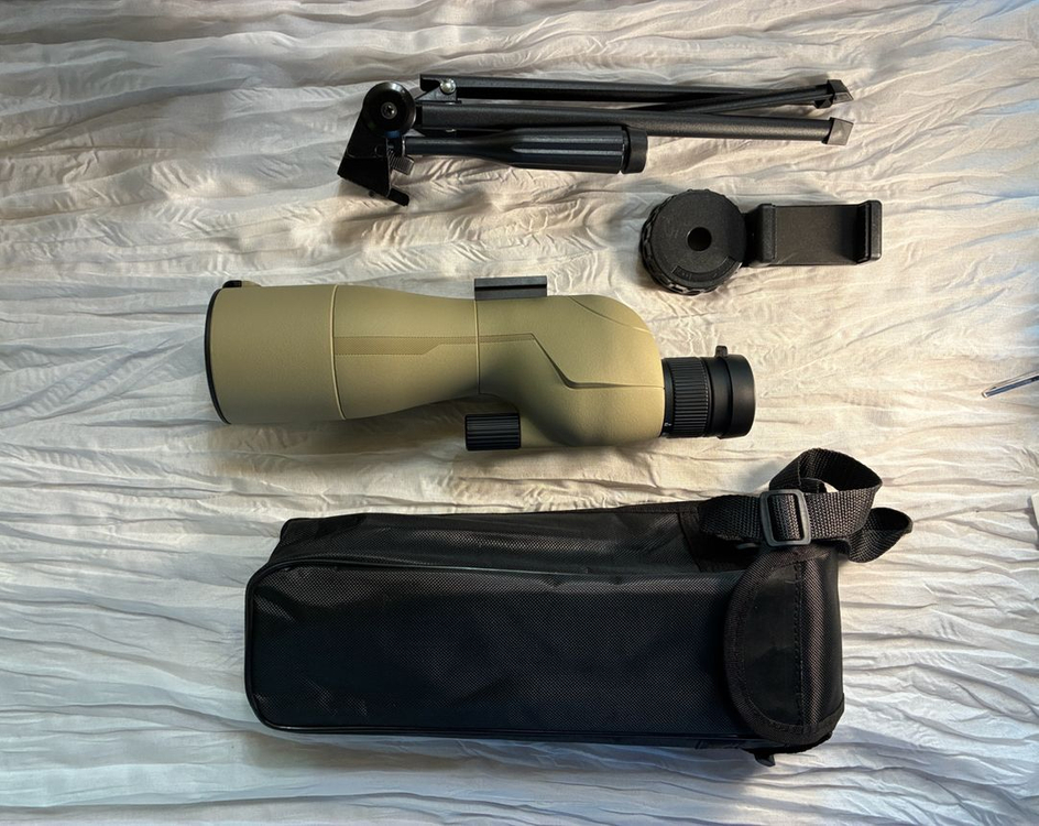 75배율 대형 망원경 카키베이지--7